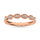 14K Rose Gold Lab Grown Diamond 1/8 Ct.Tw. Stackable Band