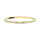 14K Two Tone Lab Grown White and Yellow Diamond 2 7/8 Ct.Tw. Bangle
