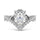 14K White Gold Lab Grown Diamond 3 1/3 Ct.Tw. Pear Shape Ring