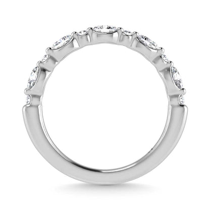 14K White Gold Lab Grown Diamond 3/8 Ct.Tw. Stackable Band
