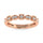 14K Rose Gold Lab Grown Diamond 1/6 Ct.Tw. Stack Band