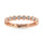 14K Rose Gold Lab Grown Diamond 1/6 Ct.Tw. Stack Band