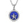 Sterling Silver 1/6 Ct.Tw. Lab Grown Diamond Sea Of Life Star Fish Pendant