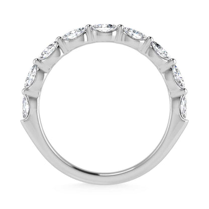 14K White Gold Lab Grown Diamond 1/3 Ct.Tw. Marquise Shape Stackable Band
