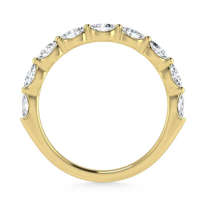 14K Yellow Gold Lab Grown Diamond 1/3 Ct.Tw. Marquise Shape Stackable Band