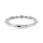 14K White Gold Lab Grown Diamond 1/4 Ct.Tw. Marquise and Round Stackable Band