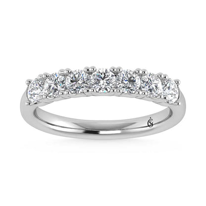 14K White Gold Lab Grown Diamond 7/8 Ct.Tw. Band