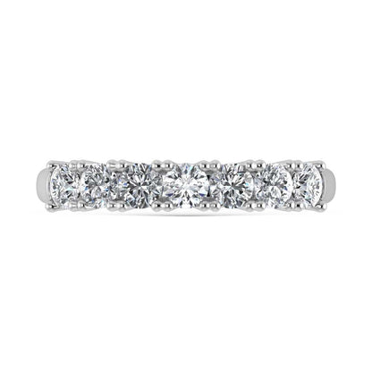 14K White Gold Lab Grown Diamond 7/8 Ct.Tw. Band