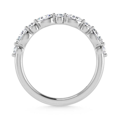 14K White Gold Lab Grown Diamond 1/3 Ct.Tw. Band