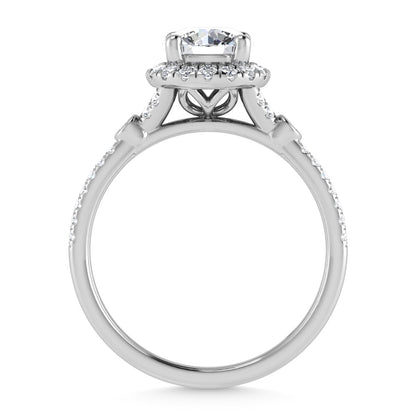 10K White Gold Lab Grown Diamond 1 1/4 Ct.Tw. Engagement Ring