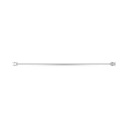 14K White Gold Lab Grown Diamond 5 Ct.Tw. Tennies Bracelet