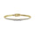 14K Yellow Gold Lab Grown Diamond 7 Ct.Tw. Tennies Bracelet