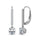14K White Gold Lab Grown Diamond 1/2 Ct.Tw. VS2+ G+ Dangler Earrings