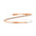 Lab Grown Diamond 2 Ct.Tw. Full Eternity Flexible Bangle in 14K Rose Gold (Size 6.75")