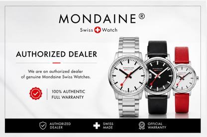 MONDAINE Pocket Watch 43mm Swiss Made Quartz Stainless Steel A660.30316.20SBB