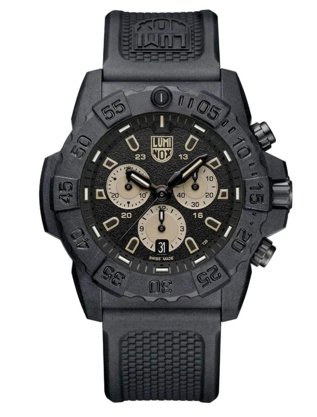 Luminox Navy SEAL Chronograph Chronograph Swiss Made Watch, 45 mm XS.3587