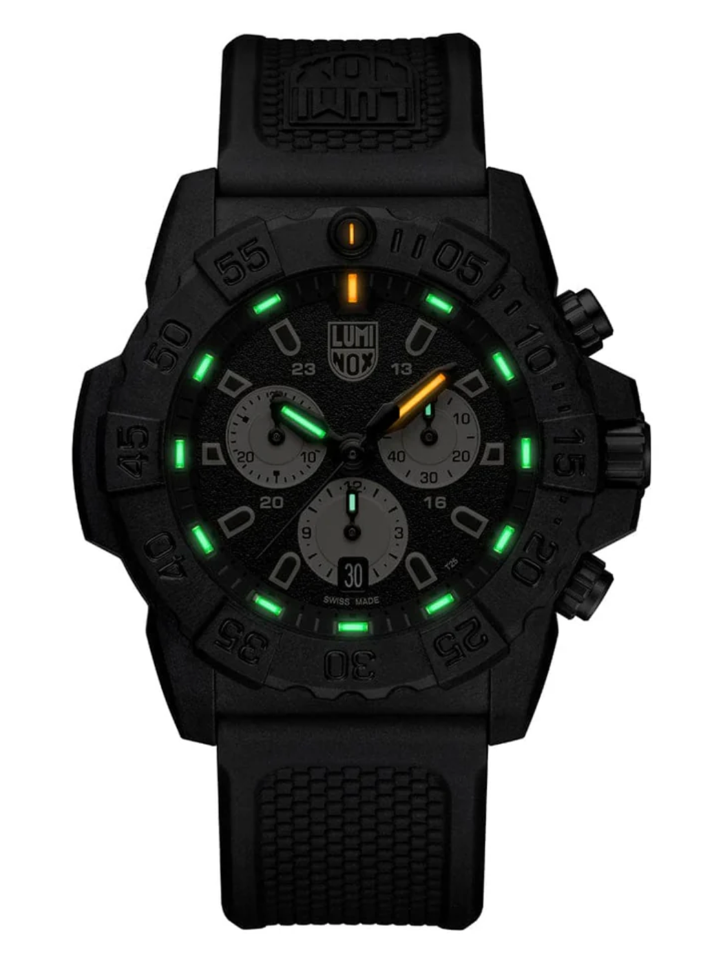 Luminox Navy SEAL Chronograph Chronograph Swiss Made Watch, 45 mm XS.3587