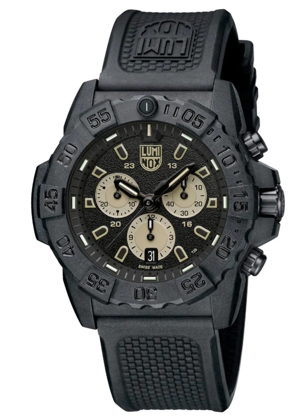Luminox Navy SEAL Chronograph Chronograph Swiss Made Watch, 45 mm XS.3587
