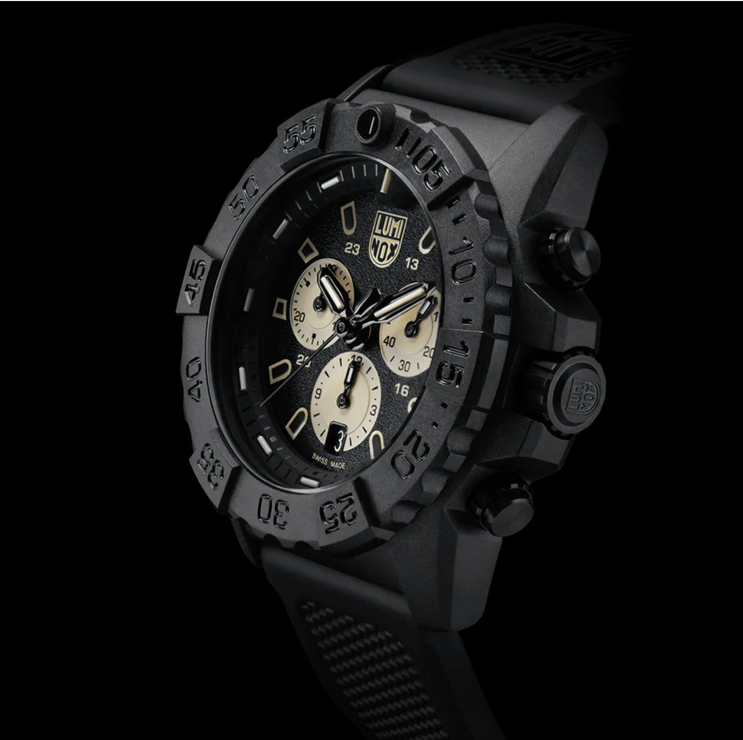 Luminox Navy SEAL Chronograph Chronograph Swiss Made Watch, 45 mm XS.3587