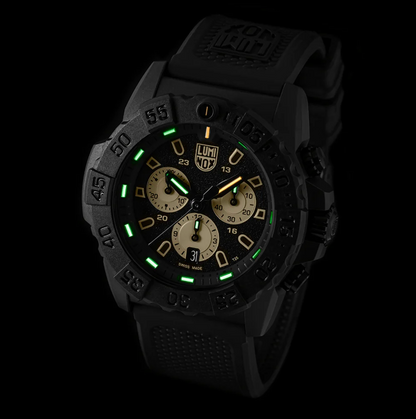 Luminox Navy SEAL Chronograph Chronograph Swiss Made Watch, 45 mm XS.3587