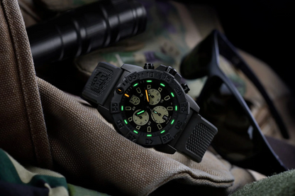 Luminox Navy SEAL Chronograph Chronograph Swiss Made Watch, 45 mm XS.3587