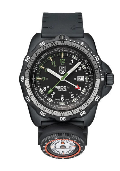 Luminox XL.8837.2 GMT Watch  Swiss Made, 200m Water Resistant, Compass Strap