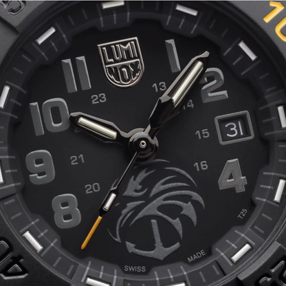 Luminox Navy SEAL 3505 NSF Guardian 45mm Swiss Dive Watch XS.3505.NSF.N Sapphire Crystal
