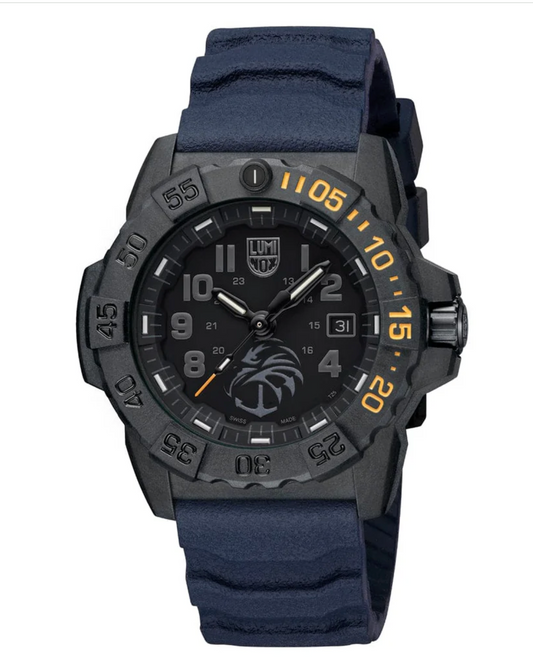 Luminox Navy SEAL 3505 NSF Guardian 45mm Swiss Dive Watch XS.3505.NSF.N Sapphire Crystal
