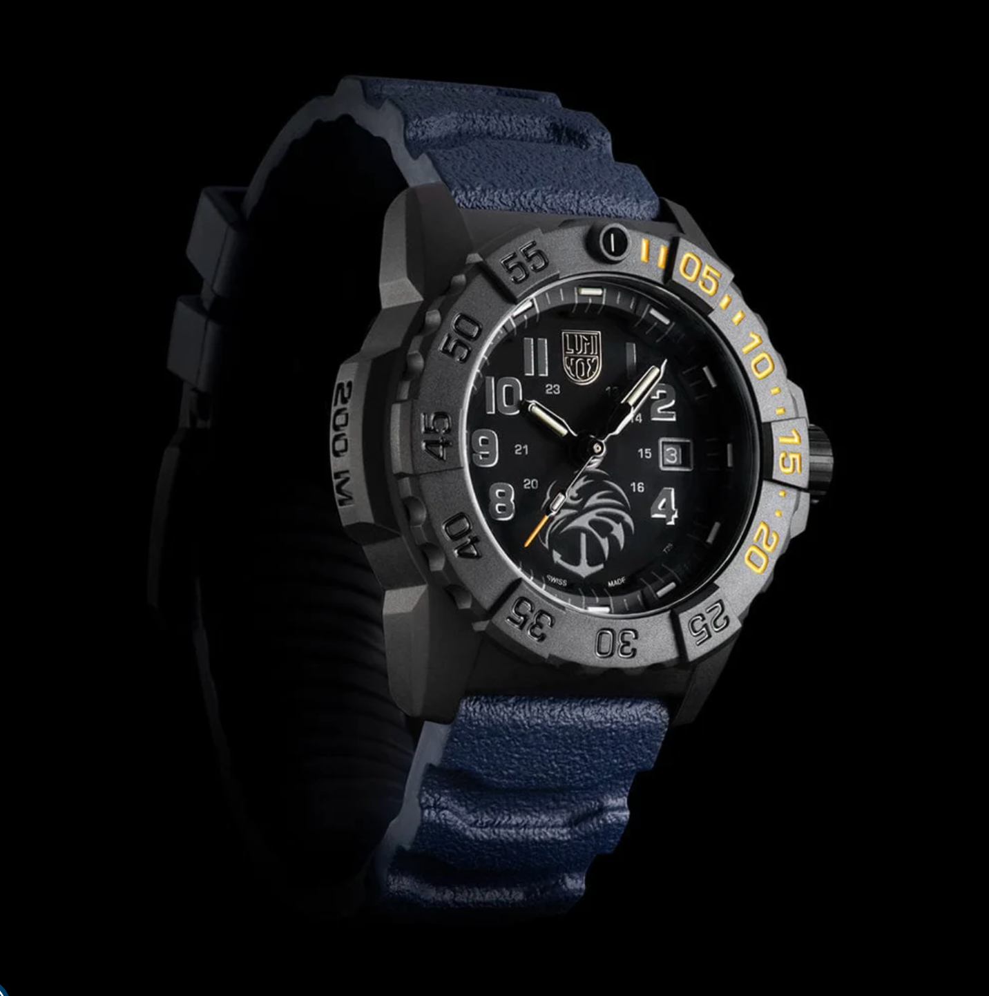 Luminox Navy SEAL 3505 NSF Guardian 45mm Swiss Dive Watch XS.3505.NSF.N Sapphire Crystal
