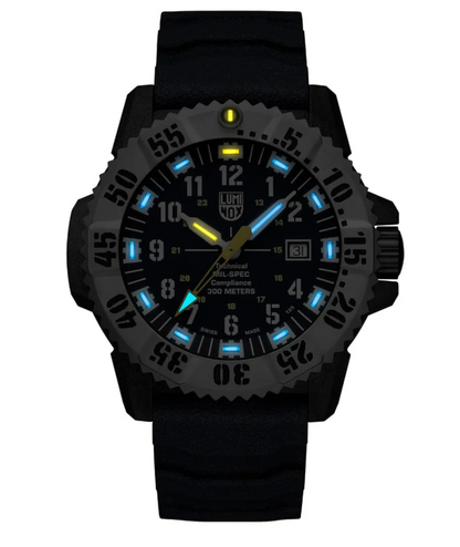 Luminox XL.3355.2 MIL-SPEC Military Carbonox 46 mm Rubber Quartz Men's Watch Sapphire Crystal