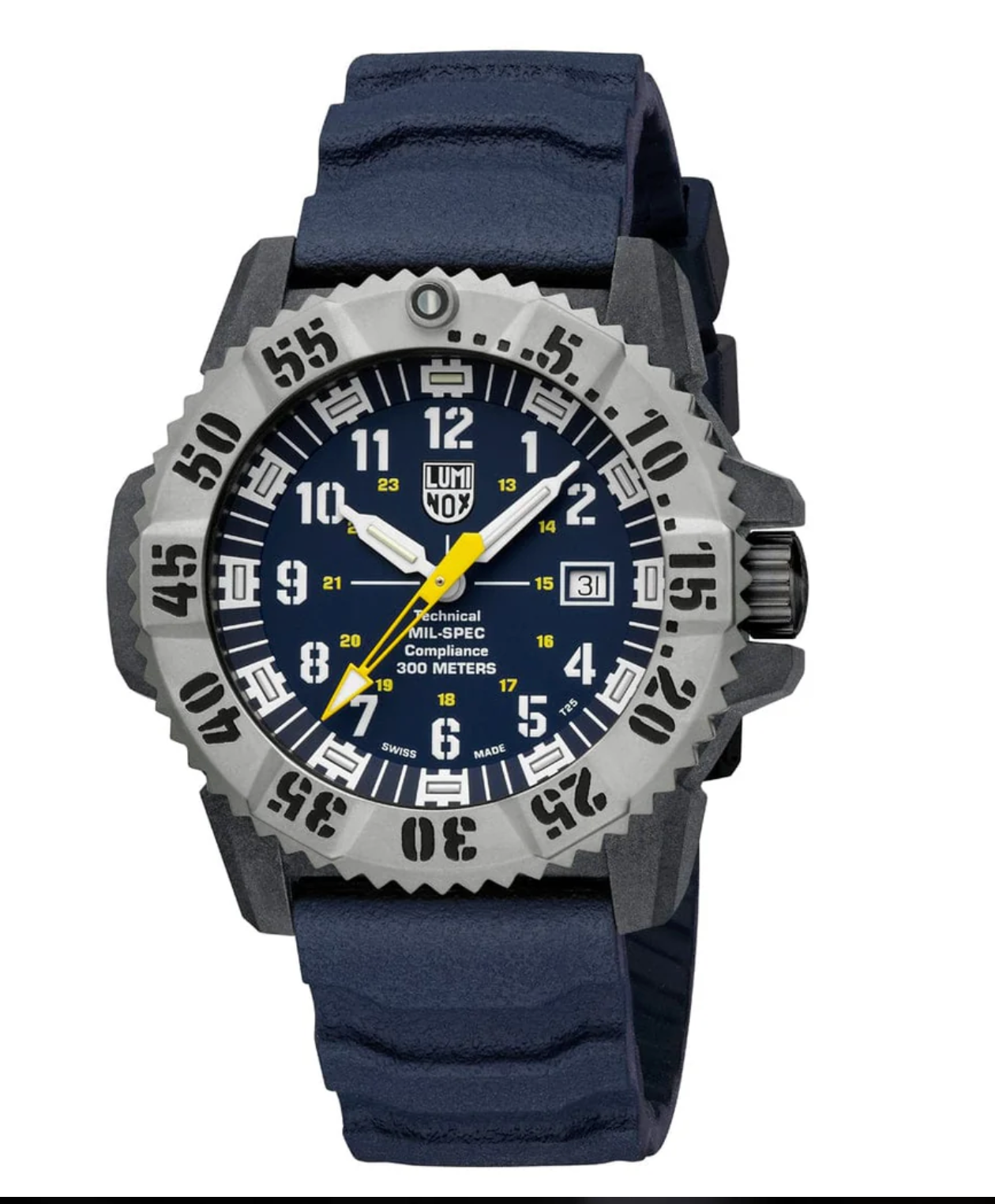 Luminox XL.3355.2 MIL-SPEC Military Carbonox 46 mm Rubber Quartz Men's Watch Sapphire Crystal