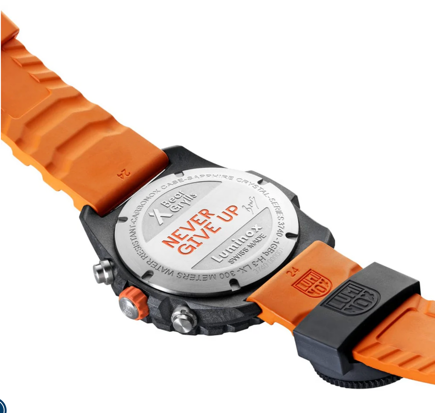 Luminox XB.3749 Bear Grylls 45mm Carbonox Swiss Chronograph Orange Strap