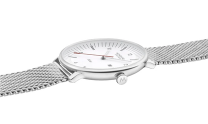 Mondaine Solar MLE.41910.SM Double Sapphire Glass Milanese 41mm Swiss Made Watch