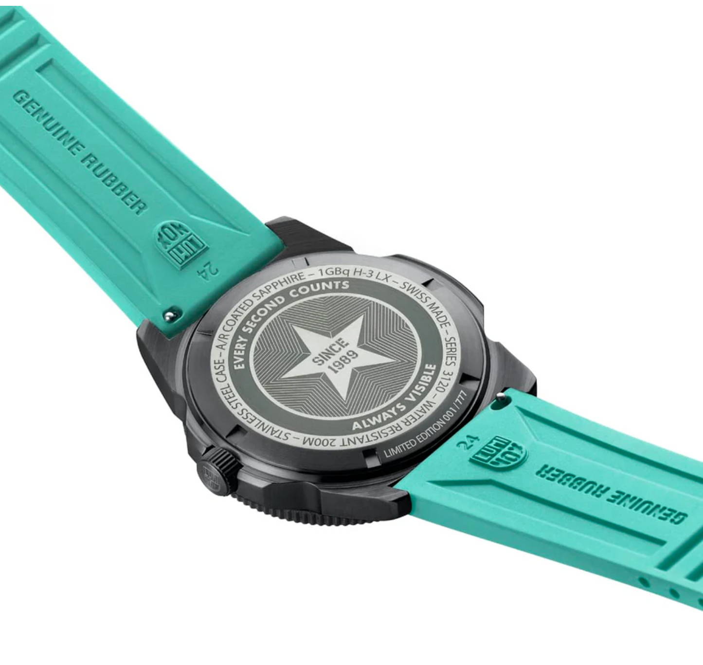Luminox Pacific Diver 44mm Teal Limited Edition Swiss Dive Watch XS.3124.N.SET