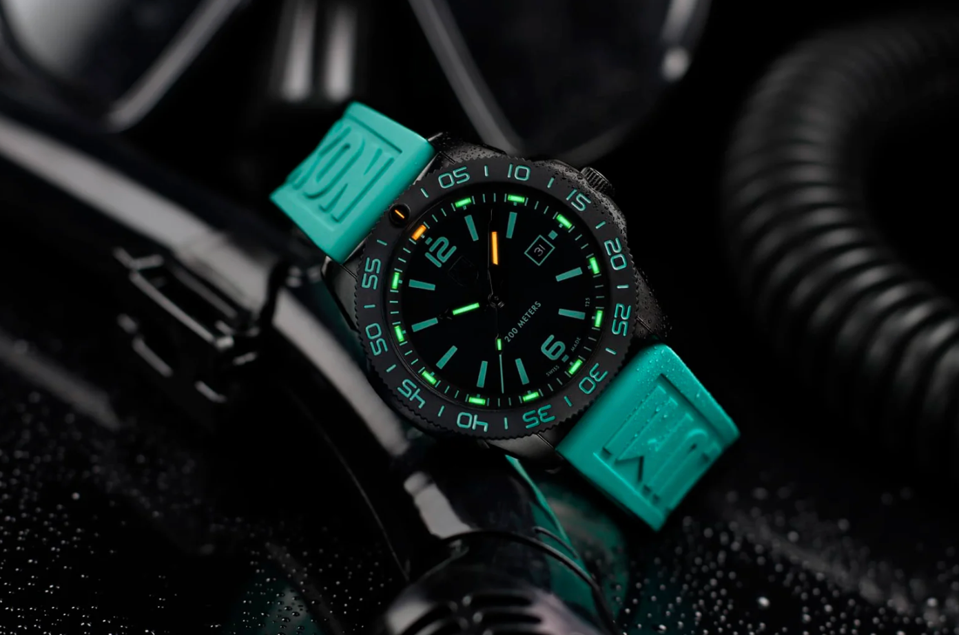 Luminox Pacific Diver 44mm Teal Limited Edition Swiss Dive Watch XS.3124.N.SET