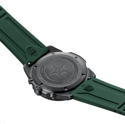 Luminox XS.3147 Pacific Diver Chronograph Forest Green 44mm Swiss Made Watch