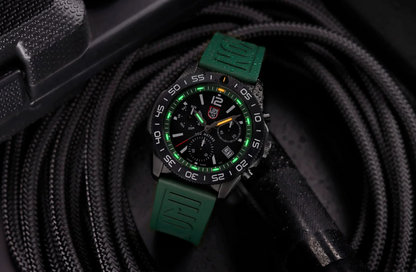Luminox XS.3147 Pacific Diver Chronograph Forest Green 44mm Swiss Made Watch