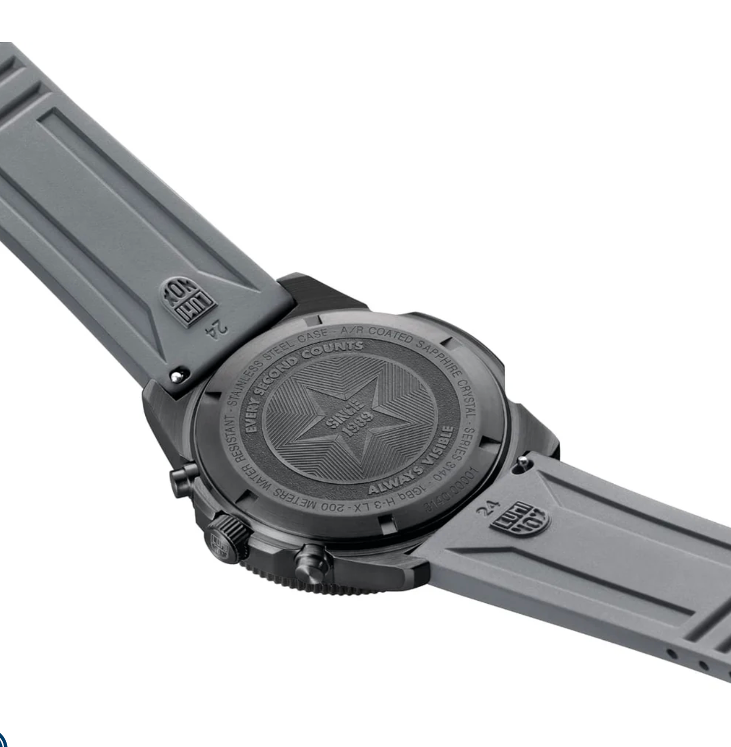 Share Luminox XS.3148 Pacific Diver Chronograph 44mm Graphite Grey Swiss Watch 200M