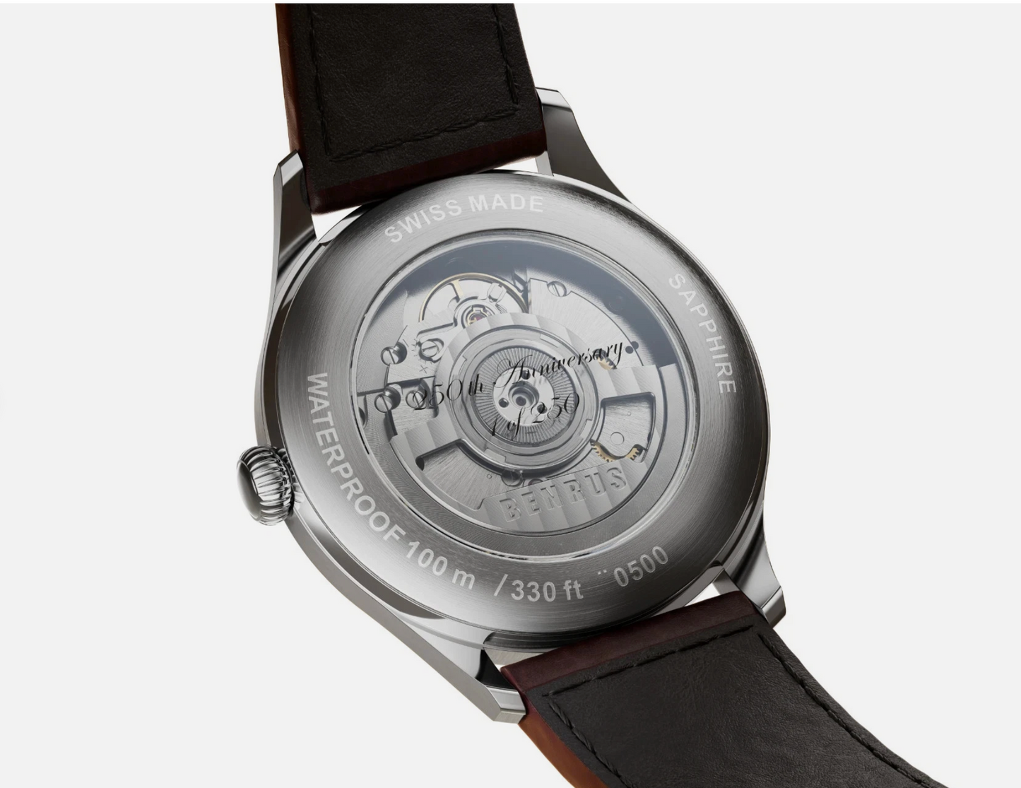 New BENRUS 250th Anniversary 39.5mm Swiss ETA 2892 Automatic Limited Edition Watch