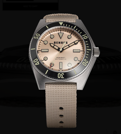 BENRUS Type 1 M1 Swiss Automatic ETA 2892 41.5mm Sapphire Crystal Military Watch