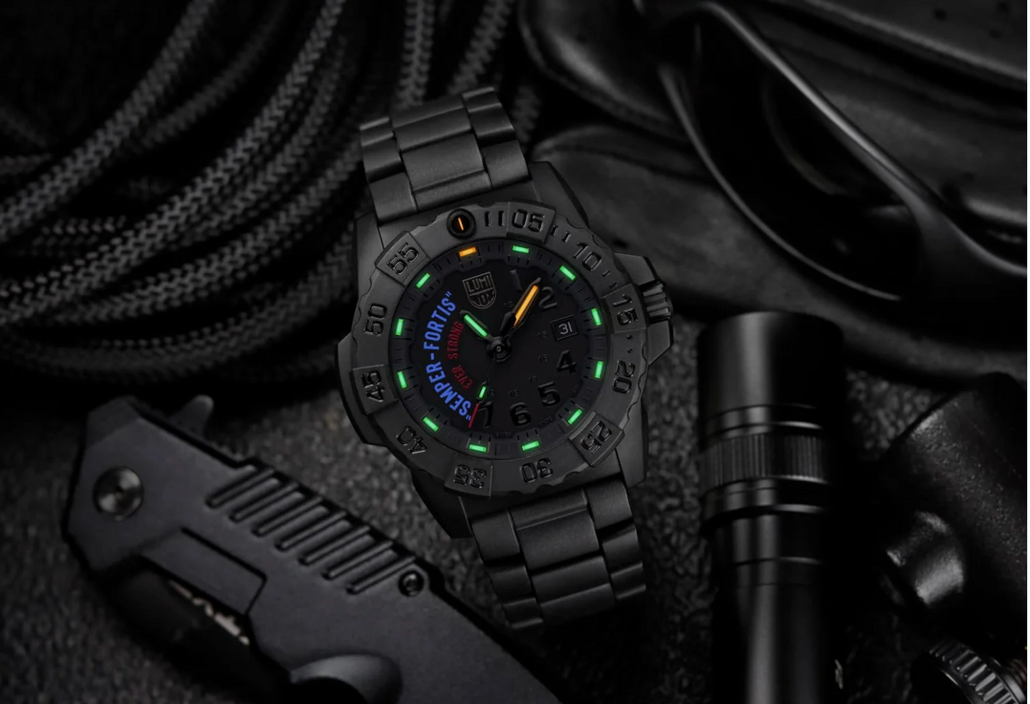Luminox Navy SEAL 3500 Semper Fortis XS.3515.N Limited Edition 45mm Swiss Watch