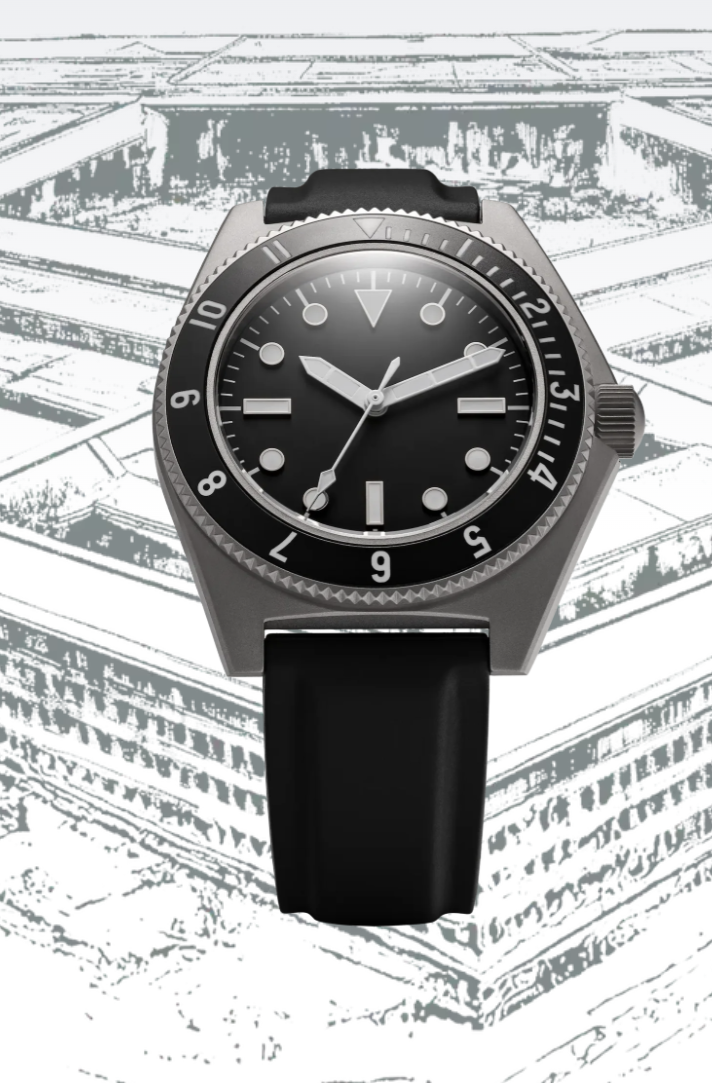 BENRUS Type 1 MIL SPEC 39.5mm Swiss Made Automatic Sapphire Crystal Men's Watch