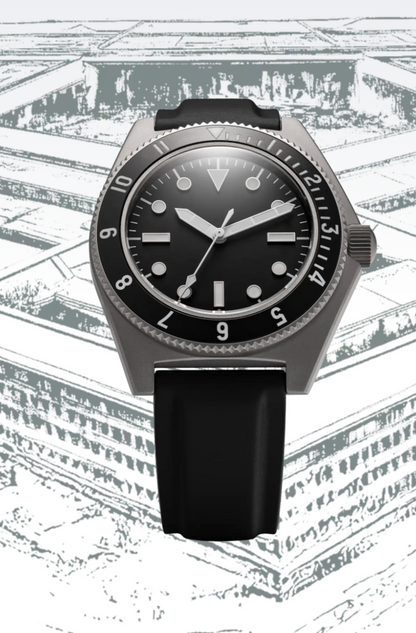 BENRUS Type 1 MIL SPEC 39.5mm Swiss Made Automatic Sapphire Crystal Men's Watch