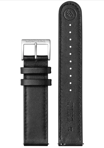 Mondaine Stop2Go Swiss Made 41mm Black Dial Sapphire Watch MST.41020.LBV.2SE