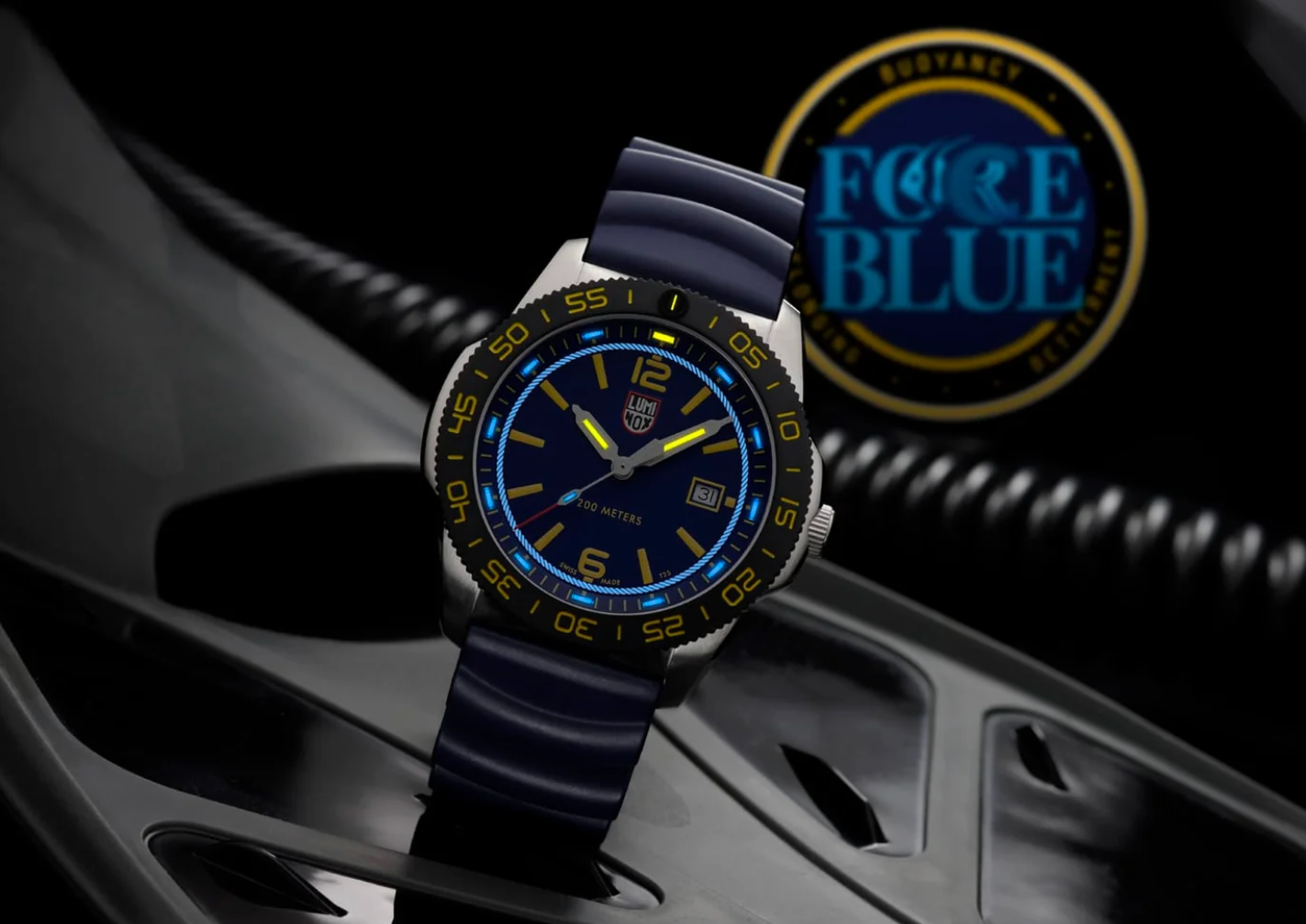 Luminox XS.3125.FB FORCE BLUE Pacific Diver 44mm Sapphire Crystal Swiss Dive Watch 200M