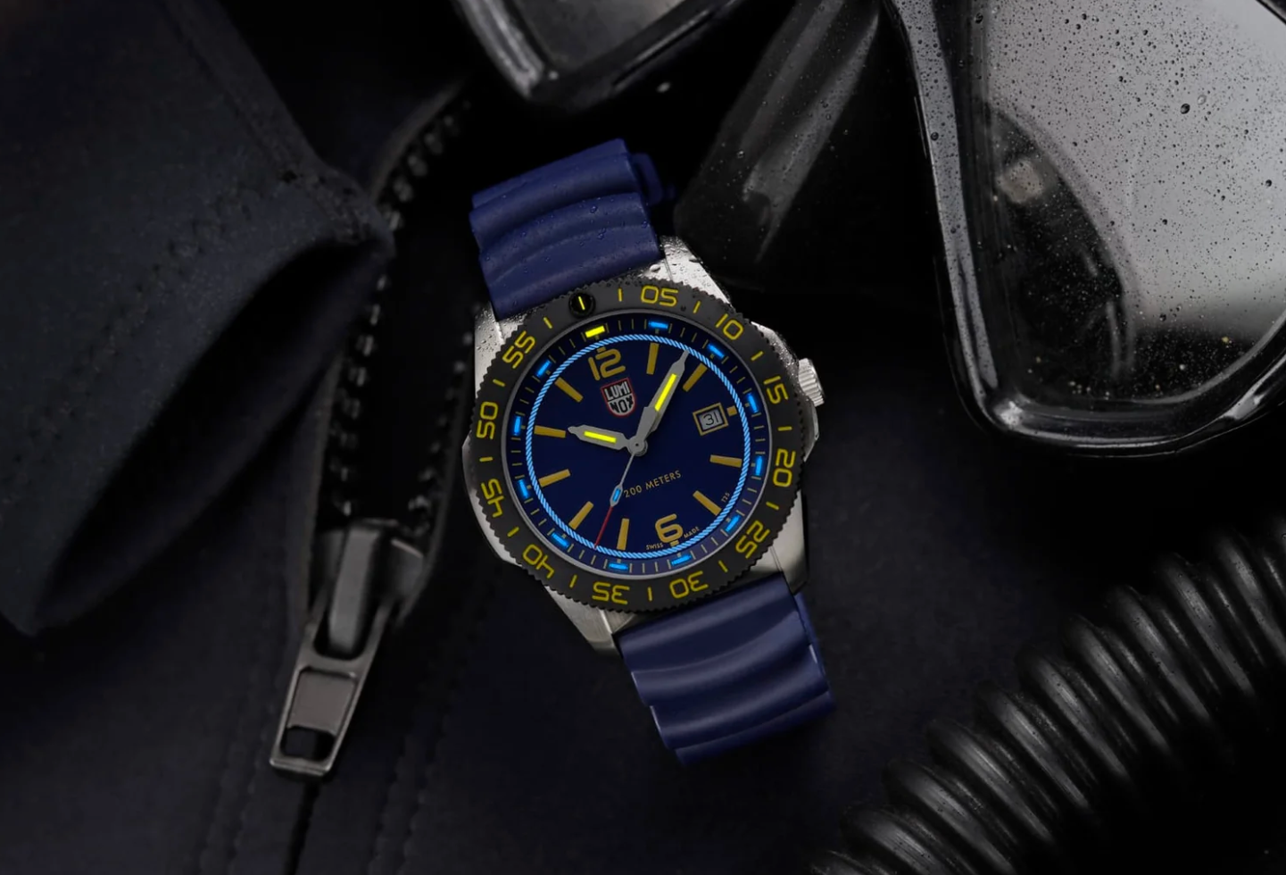 Luminox XS.3125.FB FORCE BLUE Pacific Diver 44mm Sapphire Crystal Swiss Dive Watch 200M