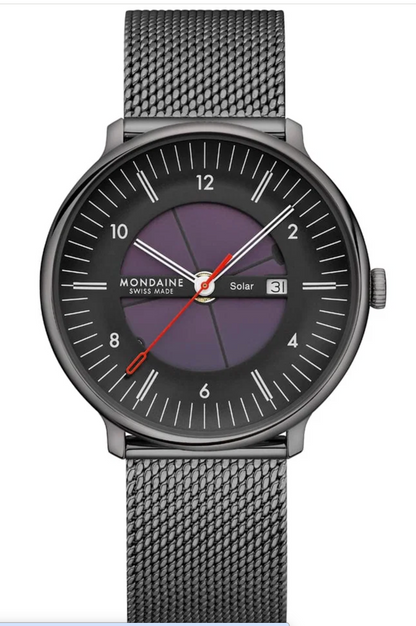 Mondaine Doppio Skeleton Solar Watch 41mm Swiss Made MLE.41921 Sapphire Crystal