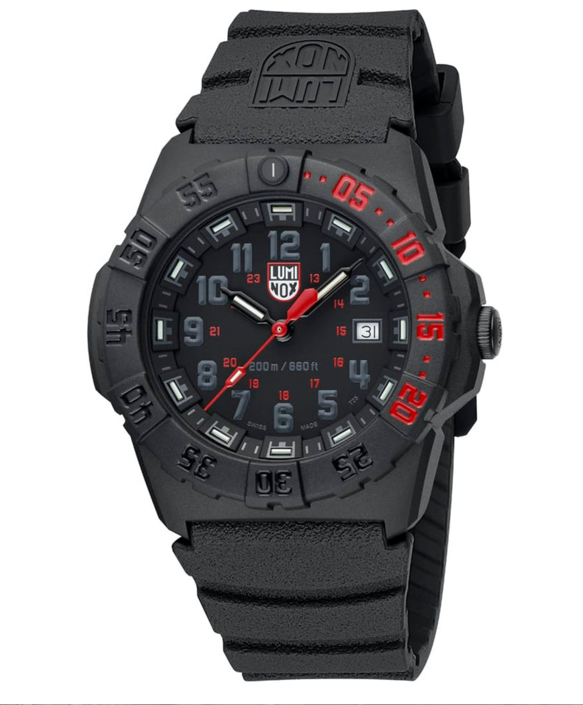 Luminox Navy SEAL 3550 44mm Military Dive Watch Swiss Made XS.3565 Sapphire Crystal