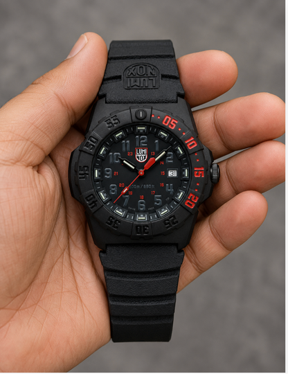 Luminox Navy SEAL 3550 44mm Military Dive Watch Swiss Made XS.3565 Sapphire Crystal