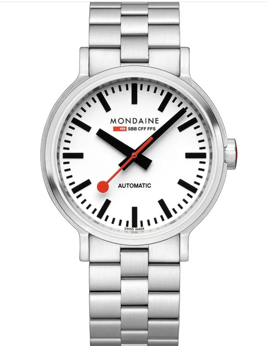 Mondaine Original Automatic Swiss Made Watch 41mm Sapphire Crystal MST.4161B.SJ